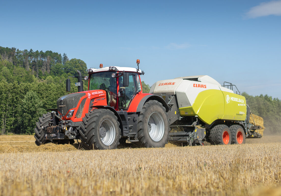 Strohpressen Claas Quadrant